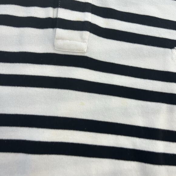 Polo Ralph Lauren Men's Polo Shirt Pullover S/S Black White Striped 4XLT Tall - Picture 3 of 9
